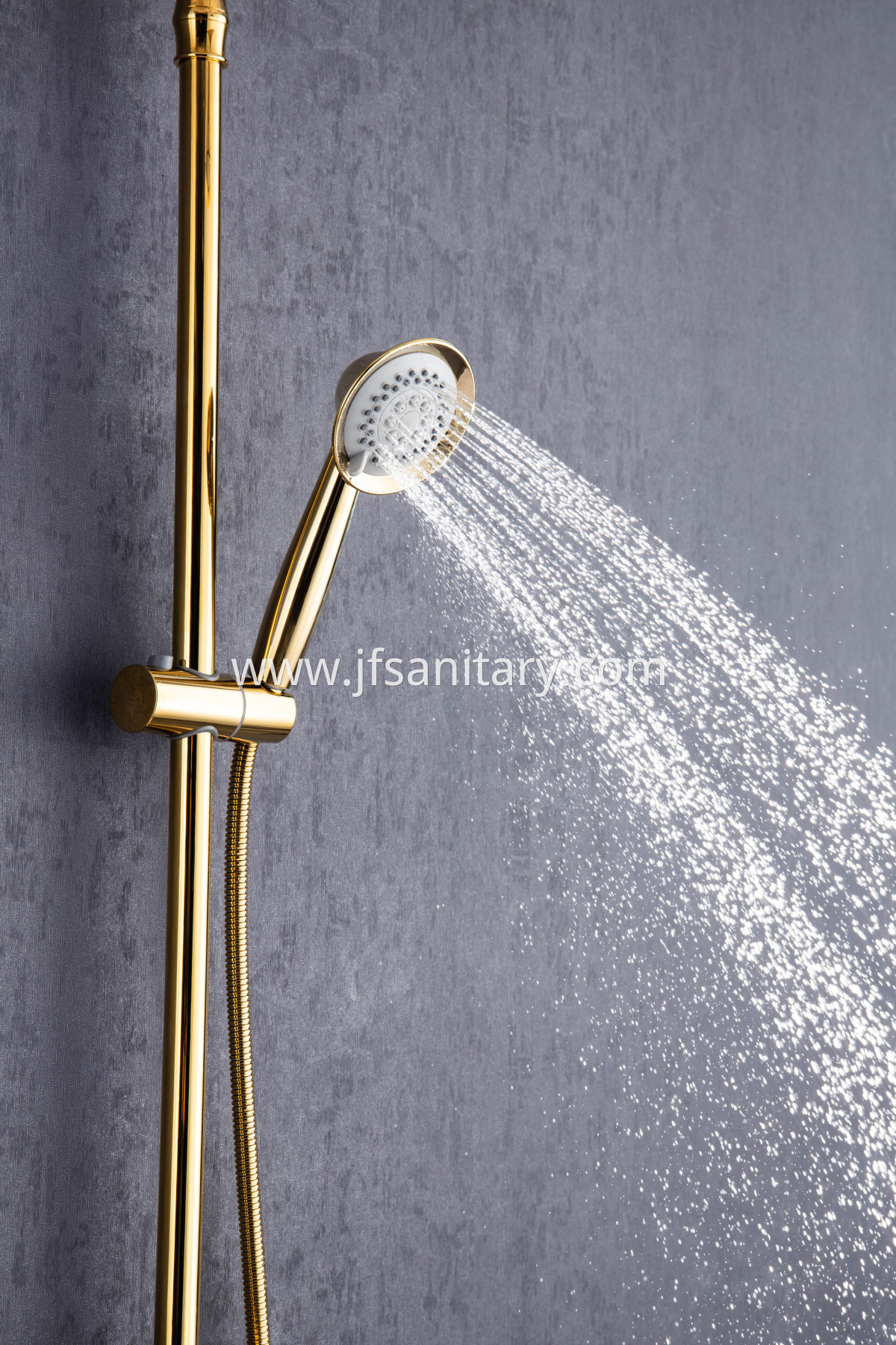 bathtub faucet with handheld shower head